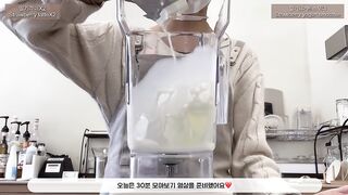 카페 브이로그 30분 모아보기------ _ 음료멍 _ 카페 브이로그 _ 개인카페 _ 음료제조 _ 카페알바