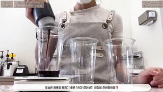 카페 브이로그 1시간 모아보기---- _ 카페 브이로그 _ 카페알바 _ 음료제조 _ 음료멍