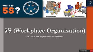 5S Workplace Organization | For Fresh and Experience Candidates