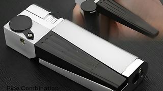 Pipe Combination Portable Folding Pipe Lighter Smoking Men's Smoking Gadget