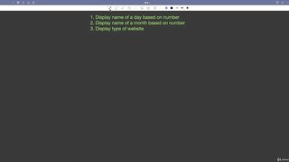 Student Challenge Day in Words in Java