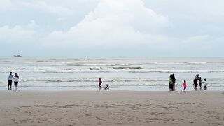 People Playing on the Beach