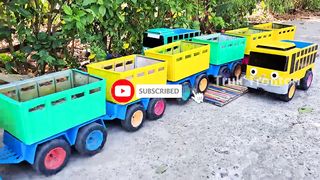 truck and Excvator Train