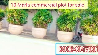 Visit 10 Marla commercial plot for sale