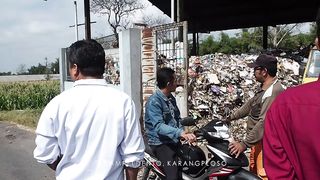 Examples of company activities in Indonesia are sharing charity