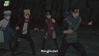 Boruto, Sarada, Mitsuki and Konohamaru vz White Zetsu