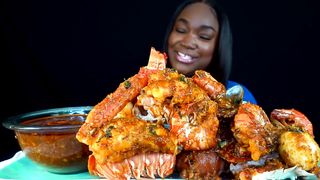 KING CRAB SEAFOOD BOIL MUKBANG _ DESHELLED _ SEAFOOD BOIL MUKBANG _ Seafood _ Mukbang