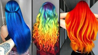 Compilation amazing hair color ????????????????????????????