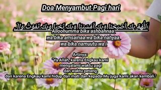 Doa menyambut pagi hari