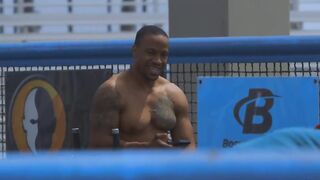 Old Man Strength At Muscle Beach