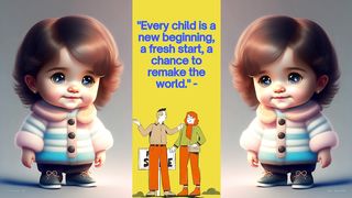 Short funny baby QUOTES
