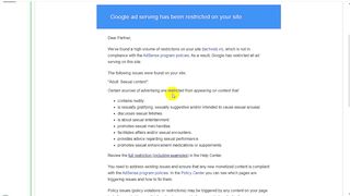 How To Fix Resolve Google Adsense Ad Serving Restricted On My Blogger Website
