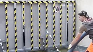 Ce système protège votre garage des inondations.