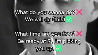 Text like a alpha
