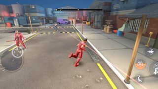 Iron man on fire