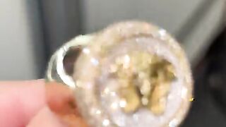 Real Diamond & Solid Gold Medusa Set by Ijaz Jewelers