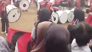 Atraksi drumband hari ini