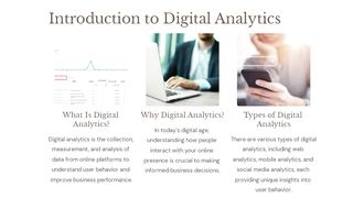 Fundamentals of Digital Analytics