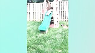 Funny Babies Playing Slide Fails - Cute Baby Videos 8
