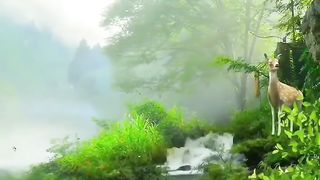 Relaxing Piano Music With Water Sounds For Spa,Massage,Yoga, Sleep,Study&Stress Relief.