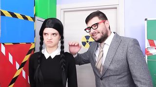 Уэнсдей против 4стихии в коледже