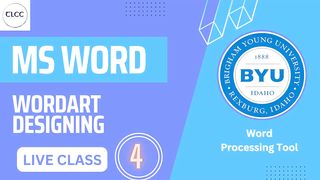 Design Word Art- TLCC Tutorial