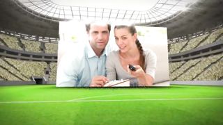 People watching world cup