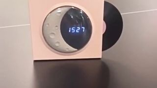 Bluetooth Speaker Moon Clock Vinyl Nostalgic Feelings High Volume Small Speaker