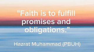 Ahadiths about faith