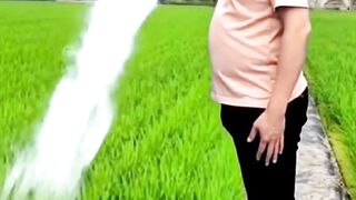 the way he watered the land।। যে কায়দায় জমিতে জল দিল