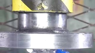 150 Ton Hydraulic Press Vs. Car Jack Stand ????????