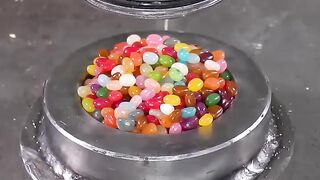 Crushing Pizza with 150 ton Hydraulic Press ????????