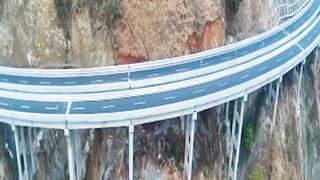 Hongshi expressway in sichuan, China