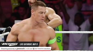 WWE new match john cena & Roman reigns