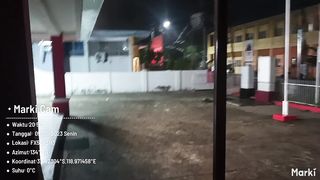 rain at night