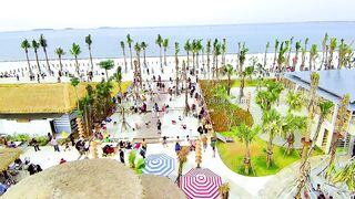Happy Travel : Lagi Viral Aloha pasir putih PIK 2