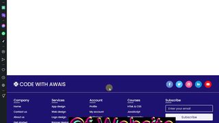 website footer||free|website|viral|