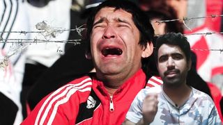 hincha de river llorando