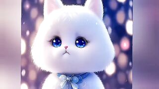 Boneka kucing cantik
