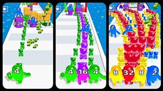 Satisfying Mobile Games - Merge Blob runner Gameplay (Ep 3)