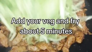 Stir Fry Chicken Noodles