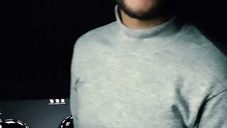 Young boy about music