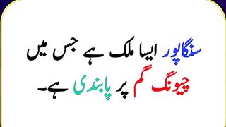 General knowledge in urdu #urduquotes 10
