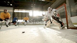 Ice hockey practice clip