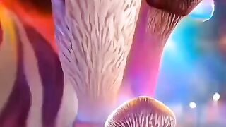 3D Animation mushrooms
