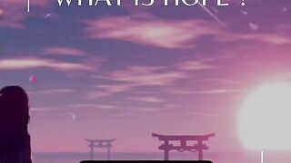 Hope is power of life