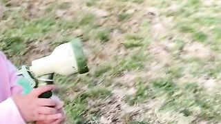 Daddy and cute baby funny video