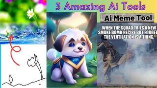 3 Mind Blowing Ai Tools | Ai Artist & Meme Creator | NOT ChatGpt | pak social tips