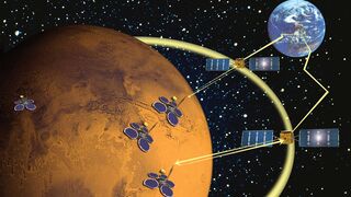 First-of-its-kind Mars livestream by ESA spacecraft interrupted at times by rain on Earth