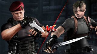 Leon VS Krauser | Resident Evil 4 | Ps2